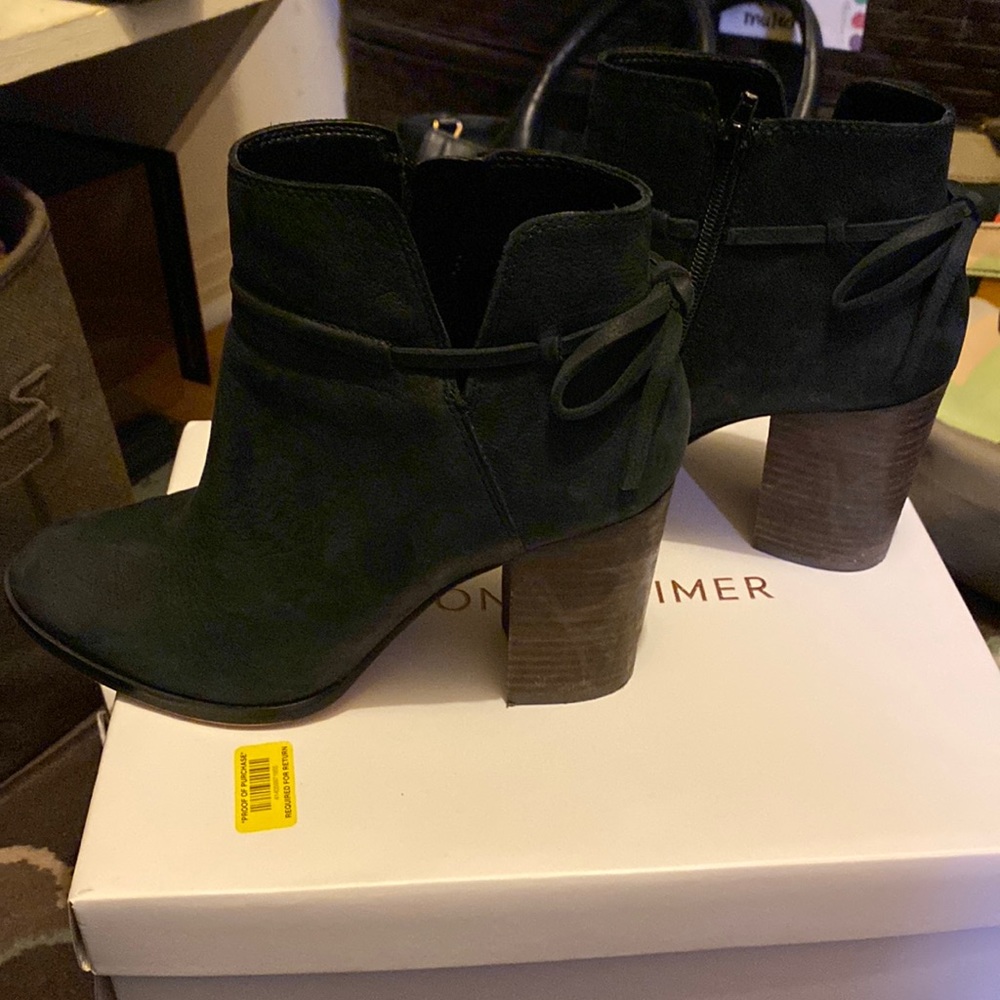 Ankle black boots